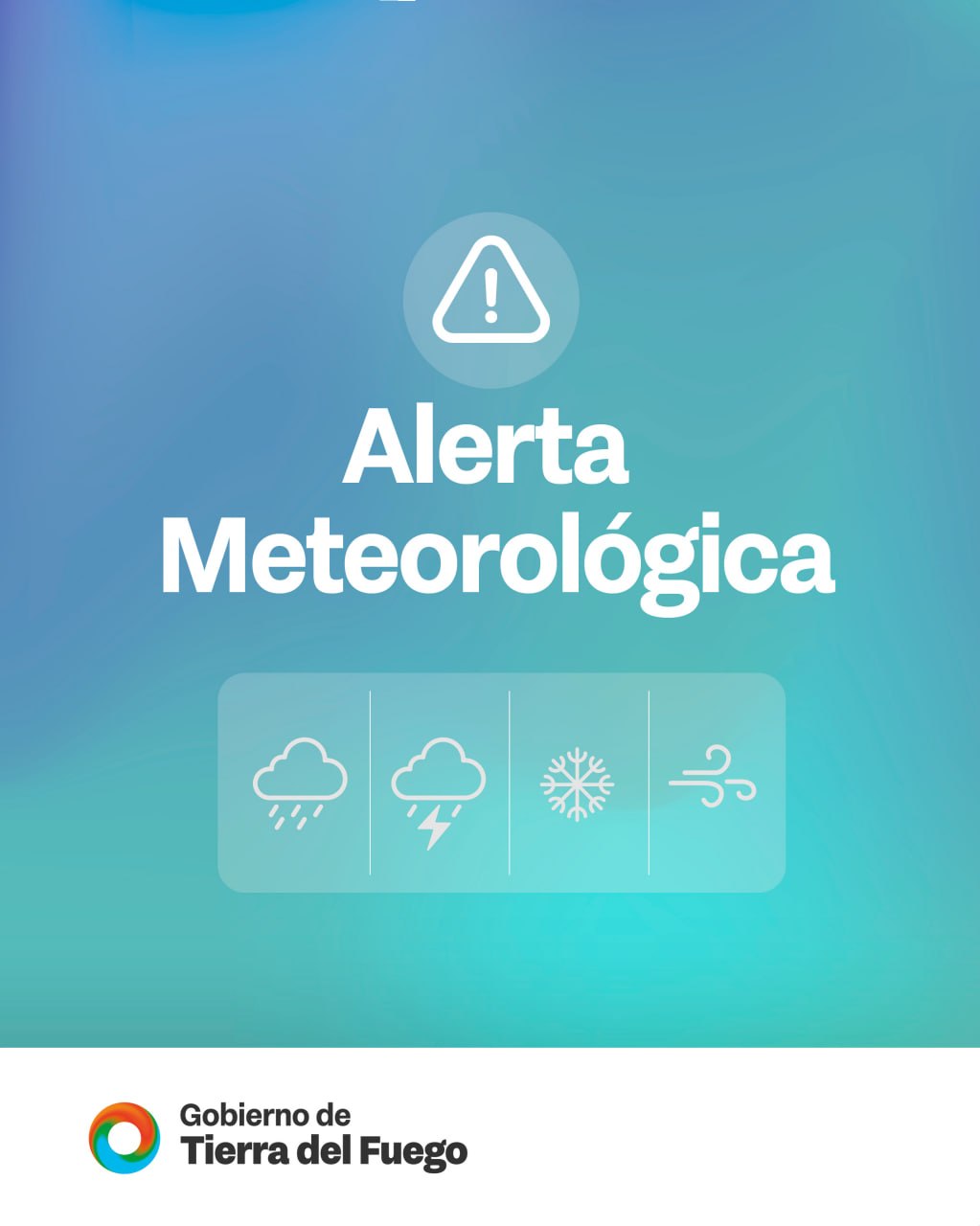 Alerta clima: Anuncian fuertes lluvias y vientos