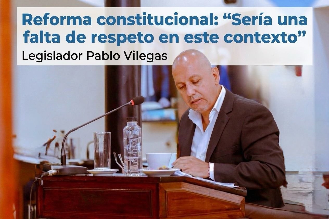 Reforma constitucional: Sería una falta de respeto en este contexto