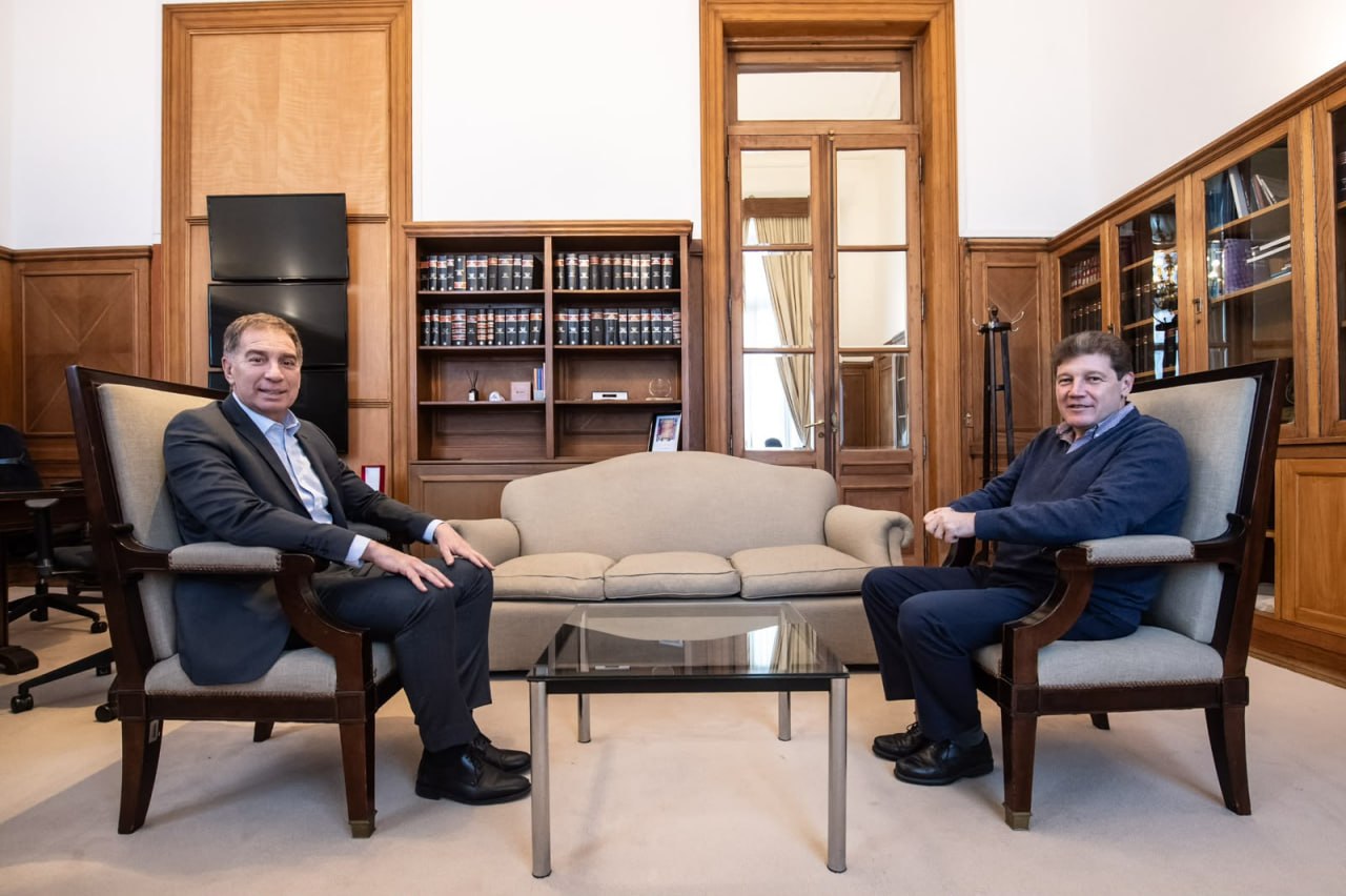 Casa Rosada: Se reunieron Melella y Santilli